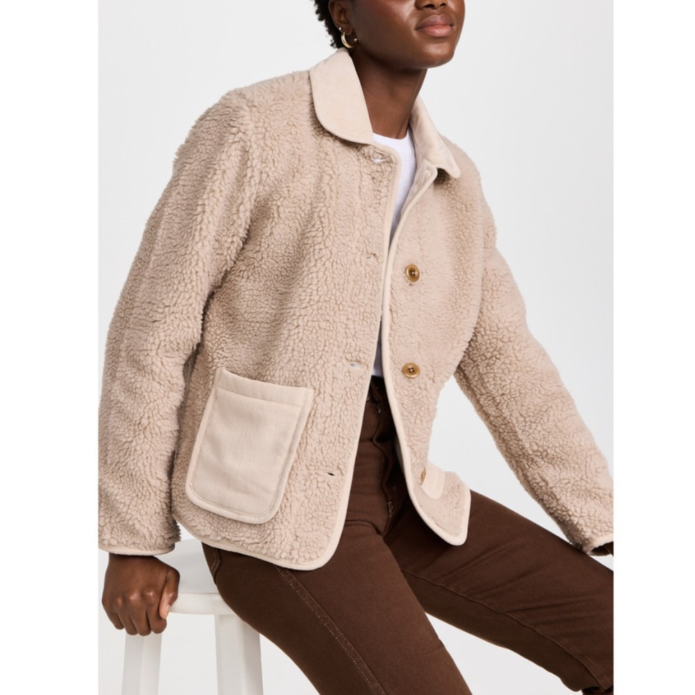 Alex Mill Tan Sherpa Jacket